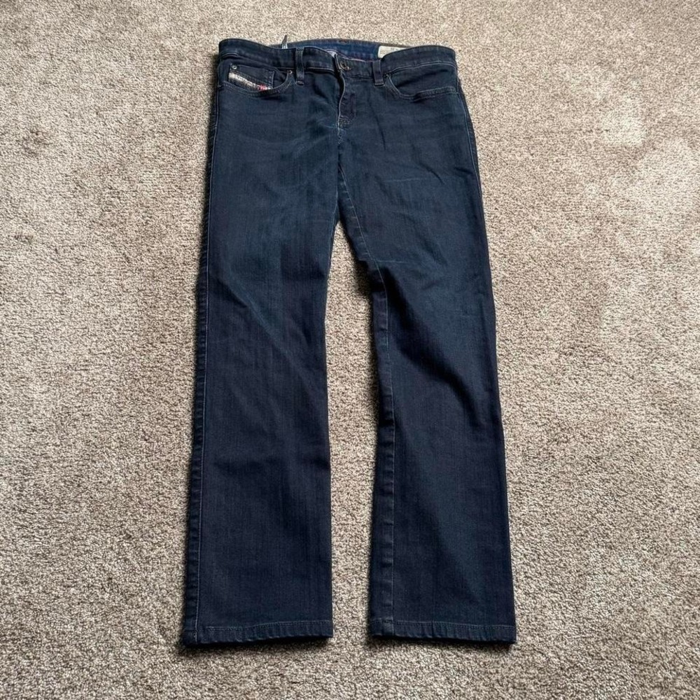 DIESEL INDIGO BLUE SKINNY‎ LOW WAIST DENIM